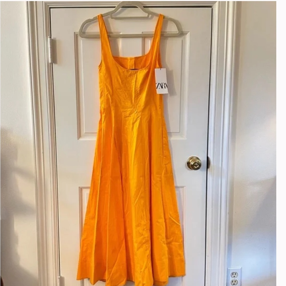 Zara Poplin Tank Dress - Picture 15 of 16